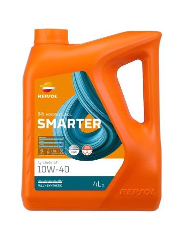 GARRAFA REPSOL SMARTER SYNTHETIC 4T 10W-40 4L