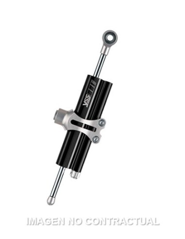 AMORTIGUADOR DE DIRECCION YSS  NEGRO TOP LINE 120 MM CLAMP B