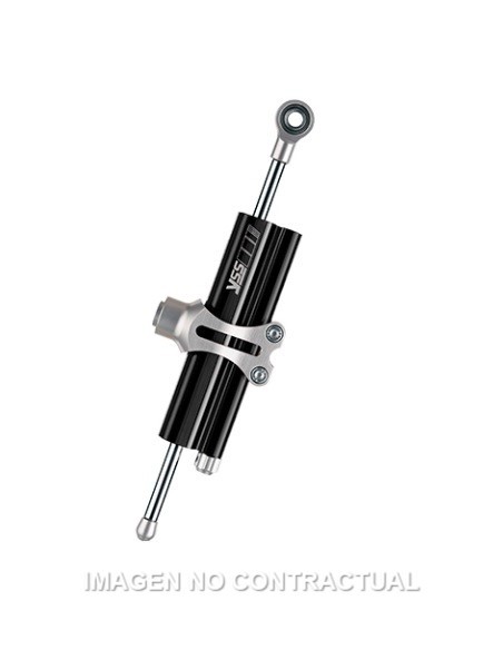 AMORTIGUADOR DE DIRECCION YSS  NEGRO TOP LINE 120 MM CLAMP B