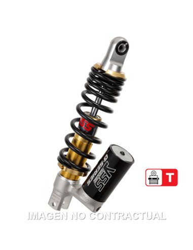 AMORTIGUADOR TRASERO YSS GAS C/ BOTELLA YAMAHA AEROX 50