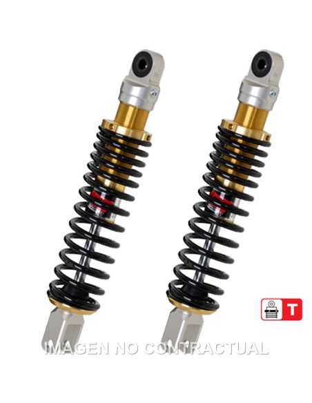 JUEGO AMORTIGUADORES TRASEROS YSS GAS C/ REGULACION KYMCO GR