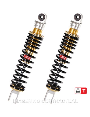 JUEGO AMORTIGUADORES TRASEROS YSS GAS C/ REGULACION YAMAHA M