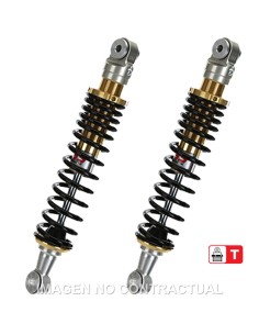 JUEGO AMORTIGUADORES TRASEROS YSS GAS C/ REGULACION PIAGGIO