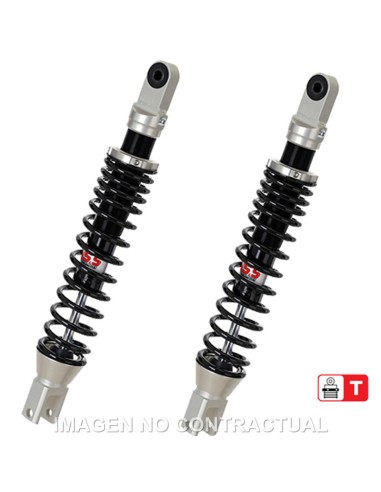 JUEGO AMORTIGUADORES TRASEROS YSS GAS C/ REGULACION YAMAHA M