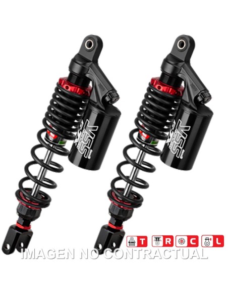 JUEGO AMORTIGUADORES TRASEROS YSS GAS TOP LINE C/BOTELLA SUP