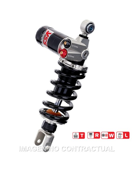 MONOAMORTIGUADOR YSS GAS C/ BOTELLA BMW S RR