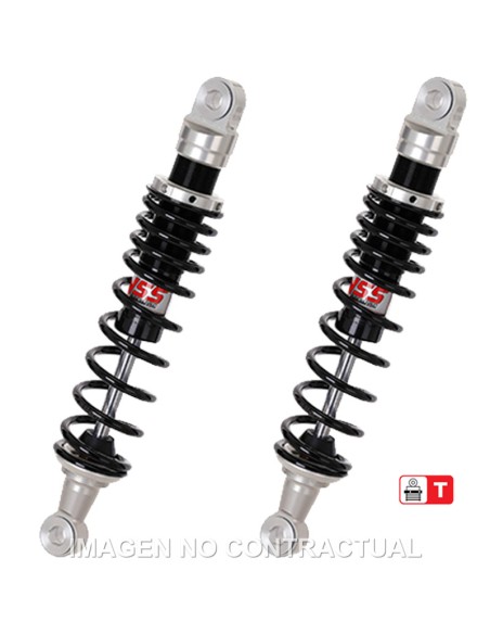 JUEGO AMORTIGUADORES TRASEROS YSS GAS ECO LINE TRIUMPH BONNE