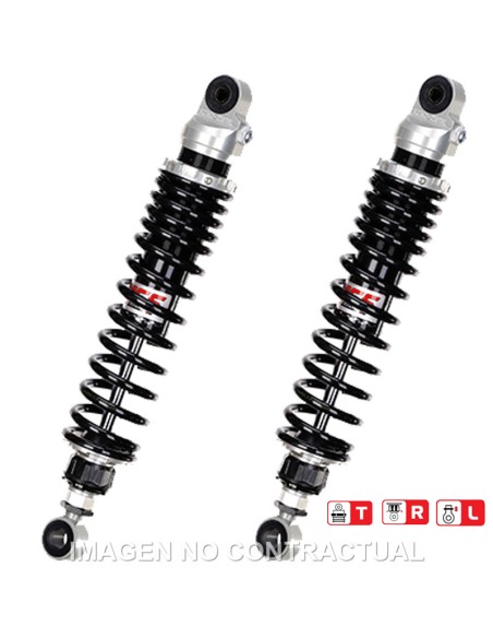 JUEGO AMORTIGUADORES TRASEROS YSS GAS TOP LINE HONDA CB 500