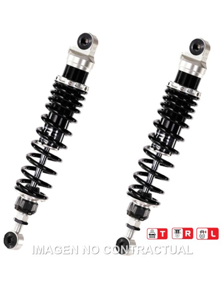 JUEGO AMORTIGUADORES TRASEROS YSS GAS TOP LINE HONDA VT 500
