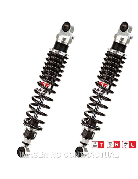 JUEGO AMORTIGUADORES TRASEROS YSS GAS TOP LINE KAWASAKI ZRX