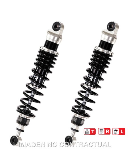 JUEGO AMORTIGUADORES TRASEROS YSS GAS ECO LINE KAWASAKI 550