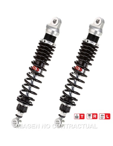 JUEGO AMORTIGUADORES TRASEROS YSS GAS TOP LINE TRIUMPH BONNE