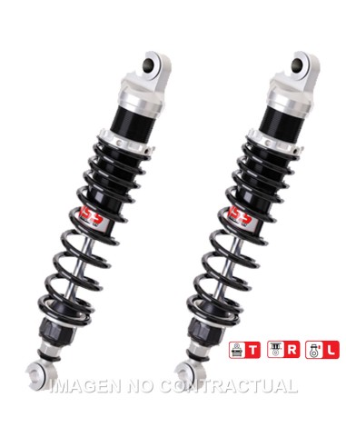 JUEGO AMORTIGUADORES TRASEROS YSS GAS TOP LINE TRIUMPH BONNE