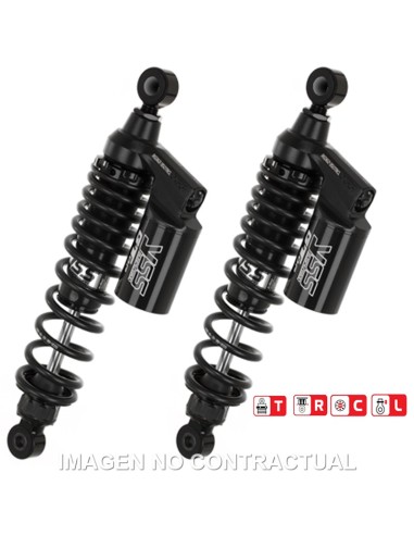 JUEGO AMORTIGUADORES TRASEROS YSS GAS C/ BOTELLA HONDA CB 75