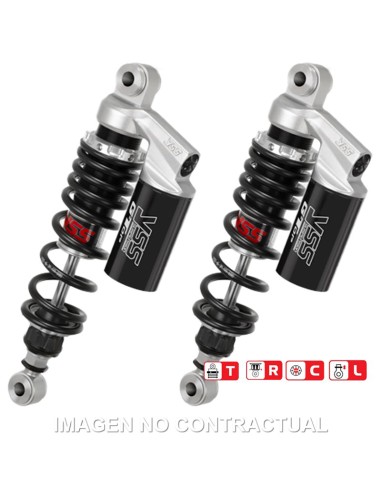 JUEGO AMORTIGUADORES TRASEROS YSS GAS C/ BOTELLA HONDA CB 45