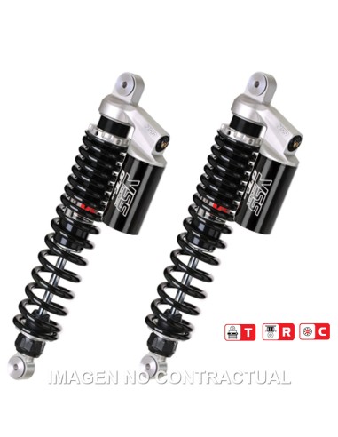 JUEGO AMORTIGUADORES YSS GAS C/BOTELLA MC 490