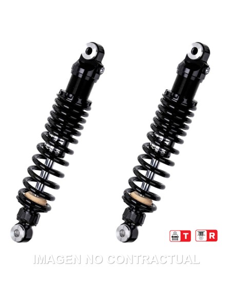 JUEGO AMORTIGUADORES YSS GAS TOP LINE BLACK EDITION HARLEY D