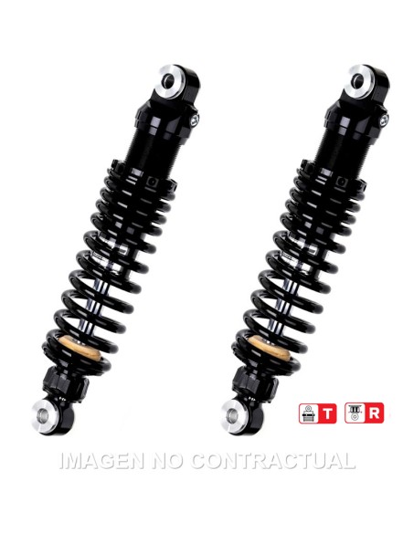 JUEGO AMORTIGUADORES YSS GAS TOP LINE BLACK EDITION HARLEY D