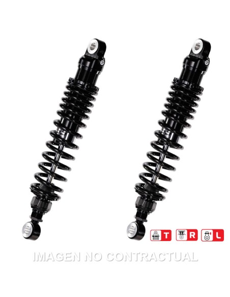 JUEGO AMORTIGUADORES YSS GAS TOP LINE BLACK EDITION MOTO GUZ