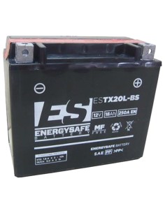 BATERIA ENERGYSAFE ESTX20L-BS SIN MANTENIMIENTO