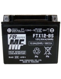 BATERIA FURUKAWA FTX12-BS SIN MANTENIMIENTO