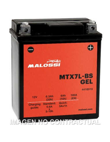 BATERIA MALOSSI MTX7L-BS GEL