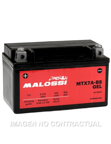 BATERIA MALOSSI MTX7A-BS GEL