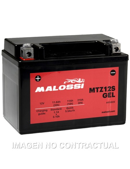 BATERIA MALOSSI MTZ12S GEL