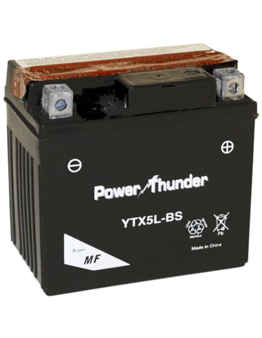 BATERIA POWER THUNDER CTX5L-BS SIN MANTENIMIENTO