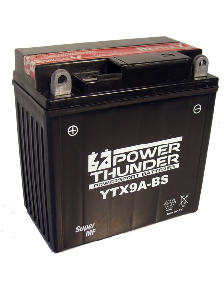 BATERIA POWER THUNDER CTX9A-BS SIN MANTENIMIENTO