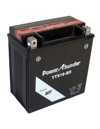 BATERIA POWER THUNDER CTX16-BS SIN MANTENIMIENTO
