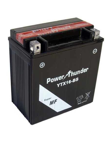 BATERIA POWER THUNDER CTX16-BS SIN MANTENIMIENTO