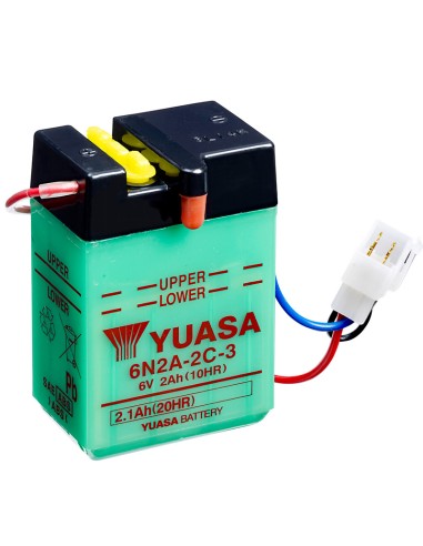 BATERIA YUASA 6N2A-2C-3 CONVENCIONAL