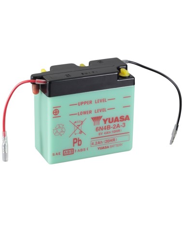 BATERIA YUASA 6N4B-2A-3 CONVENCIONAL
