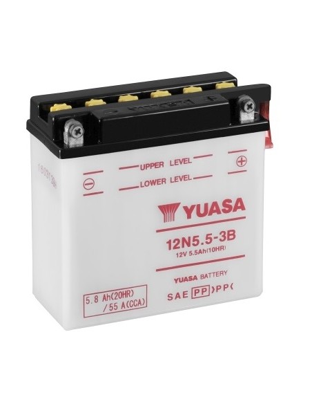 BATERIA YUASA 12N5.5-3B COMBIPACK CONVENCIONAL