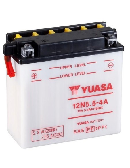 BATERIA YUASA 12N5.5-4A CONVENCIONAL