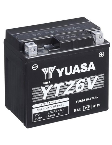 BATERIA YUASA YTZ6-V SIN MANTENIMIENTO