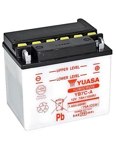 BATERIA YUASA YB7C-A COMBIPACK CONVENCIONAL
