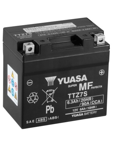 BATERIA YUASA TTZ7S SIN MANTENIMIENTO