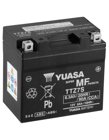 BATERIA YUASA TTZ7S SIN MANTENIMIENTO