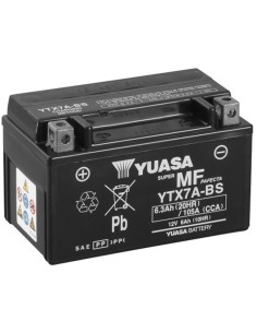 BATERIA YUASA YTX7A-BS SIN MANTENIMIENTO