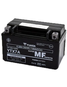BATERIA YUASA YTX7A-WC PRECARGADA