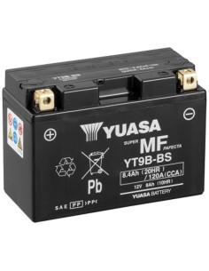 BATERIA YUASA YT9B-BS SIN MANTENIMIENTO