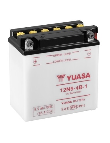 BATERIA YUASA 12N9-4B-1 COMBIPACK CONVENCIONAL