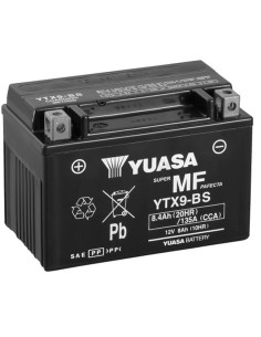 BATERIA YUASA YTX9-BS SIN MANTENIMIENTO