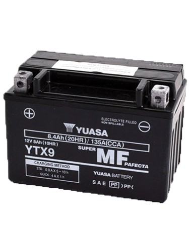 BATERIA YUASA YTX9-WC PRECARGADA