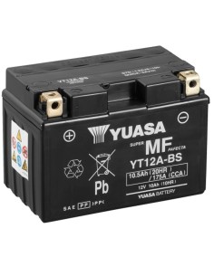 BATERIA YUASA YT12A-BS SIN MANTENIMIENTO