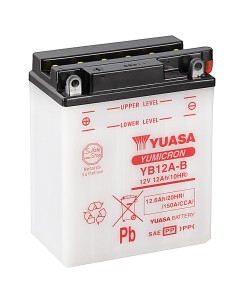 BATERIA YUASA YB12A-B COMBIPACK CONVENCIONAL