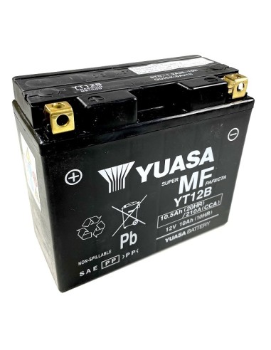 BATERIA YUASA YT12B-WC PRECARGADA