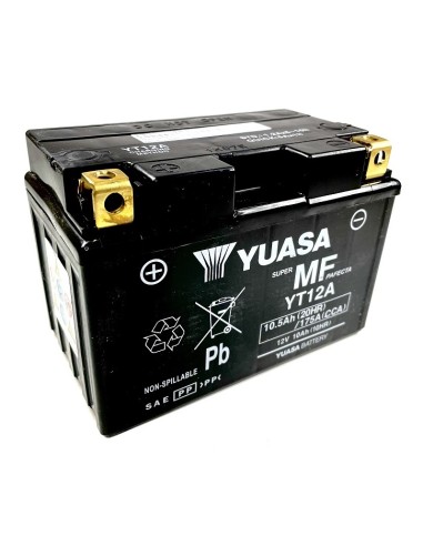 BATERIA YUASA YT12A-WC PRECARGADA